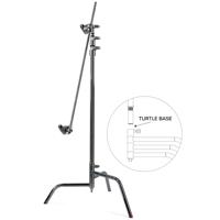 

Matthews 40" C+ Stand with Turtle Base, Grip Head and Arm, Maximum Height 10.5', Supports 22 lbs., Chrome