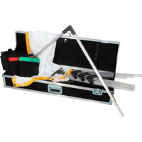 

Matthews 6x6' Butterfly Survival Kit, Includes Break-a-Part Frame, Single/Double Scrims, Solid, Artificial Silk, Carrying Case