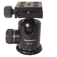 

Matthews BH-20 Ball Head with Quick Release Plate, Supports 26 lbs.