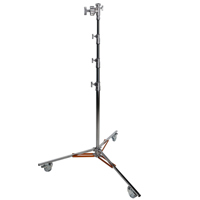 

Matthews Hi-Hi Overhead Roller Stand, Supports 88 lbs, Maximum Height 249",(20.75'), Chrome
