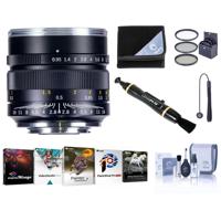 

Mitakon Zhongyi Speedmaster 17mm f/0.95 Lens for MFT/M43 Camera, Black -Bundle With 58mm Filter Kit, Lens Cleaner, Lens Wrap, Capleash, PC Software Package
