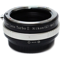 

Mitakon Zhongyi Lens Turbo Adapter for Nikon G - M43 - Micro Four Thirds Camera, Version II (M43 / MFT)