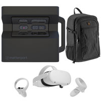 

Matterport Pro2 134MP Professional Capture 3D Camera, Black - Bundle with Slinger Alpine Backpack, Oculus Quest 2 Advanced All-in-One 256GB VR Headset, White