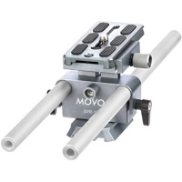 

Movo Photo BPR-9 Universal Baseplate System with 15mm Rods and Quick Release Plate for DSLR & Mirrorless Cameras