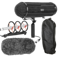

Movo Photo BWS1000 Blimp Wind & Vibration Protection System with Integrated XLR Cable for Shotgun Microphones