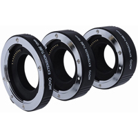 

Movo Photo 3-Piece AF Macro Extension Tube Set for Canon EOS-M, M2, M3, M10 Mirrorless Camera System, Metal Mount