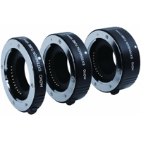 

Movo Photo 3-Piece AF Macro Extension Tube Set for Fujifilm X-Mount Mirrorless Cameras, Metal Mount