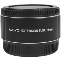 

Movo Photo AF 25mm Macro Extension Tube for Olympus EVOLT 4/3 Mount Mirrorless Camera, Metal Mount