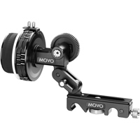 

Movo Photo F2X Precision Follow Focus System with Hard Stops and 65mm, 75mm and 85mm Adjustable Gear Rings