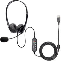 

Movo Photo HSM-1 USB Headset Computer Microphone