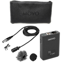 

Movo Photo LV22OD XLR Omni Condenser Lavalier Microphone with Body Pack Power Supply
