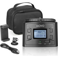 

Movo Photo MTP-20 Programmable Time-Lapse Tripod Head for Smartphones, GoPro, Mirrorless and DSLR Cameras