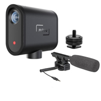 

Mevo Start All-In-One 1080P Live Streaming Camera, Bundle with Flashpoint Screw Adapter and Azden SMX-10 Camera Microphone