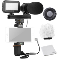 

Movo Photo Smartphone Video Kit V7 with PR-1 Smartphone Rig & VXR50 Pro Stereo Microphone