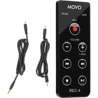 

Movo Photo REC-4 Wired Remote Control for Zoom H2n, H4n Pro, H5 & H6 Portable Digital Handy Recorders