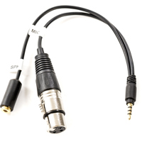 

Movo Photo TCB2 XLR Female Microphone to 3.5mm TRRS Male Smartphone Adapter with Headphone Jack