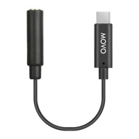 

Movo Photo UCMA-1 USB-C Male to Female 3.5mm TRS Microphone Adapter Cable, 5.5"
