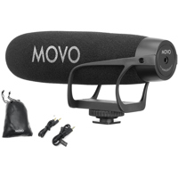 

Movo Photo VXR2021 Universal Supercardioid Condenser Shotgun Microphone for Smartphones DSLR/Mirrorless Cameras and Camcorders