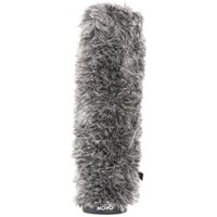 

Movo Photo WS-G270 Furry Rigid Windscreen for Microphones up to 10.6" Long and 18-23mm in Diameter, Dark Gray
