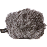 

Movo Photo WS-G9 Furry Outdoor Microphone Windscreen for Portable Digital Recorders, Fits The Zoom H4n