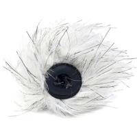 

Movo Photo WS-RD8 Furry Windscreen for 8mm Lavalier Microphones, 2-Pack