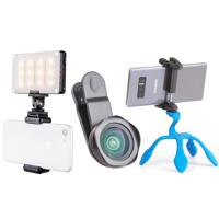 

Pictar Selfie Kit with Smart Selfie Stick (Black/Silver) and 16mm Wide Angle/Macro Smart Lens