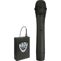 

Nady 351VR VHF Wireless Handheld Microphone System for Camcorders, Includes 351VR Receiver, WHT Handheld Microphone Transmitter, B/185.150 MHz