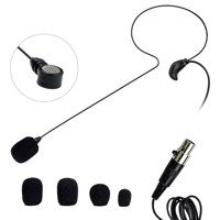 

Nady HM-45U Headmic Headworn Uni-Directional Condenser Microphone with Mini XLR Connector, Black