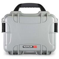 

Nanuk Small Series 904 Lightweight NK-7 Resin Waterproof Protective Case for Mirrorless Camera or 2-Way Radio, Silver