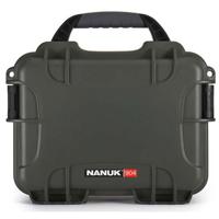 

Nanuk Small Series 904 Lightweight NK-7 Resin Waterproof Protective Case for Mirrorless Camera or 2-Way Radio, Olive