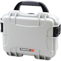 

Nanuk Small Series 904 Lightweight NK-7 Resin Waterproof Case with Foam for Mirrorless Camera or 2-Way Radio, Silver