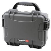 

Nanuk Small Series 904 Lightweight NK-7 Resin Waterproof Protective Case with Foam for Mirrorless Camera or 2-Way Radio, Graphite