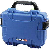 

Nanuk Small Series 904 Lightweight NK-7 Resin Waterproof Protective Case with Foam for Mirrorless Camera or 2-Way Radio, Blue