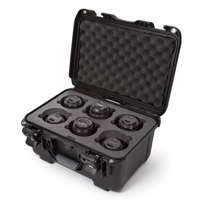 

Nanuk Medium Series 918 Lightweight NK-7 Resin Waterproof Protective Case with Foam Insert for 6 Camera Lens, Black
