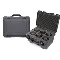 

Nanuk Medium Series 918 Lightweight NK-7 Resin Waterproof Protective Case with Foam Insert for 6 Camera Lens, Graphite
