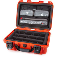 

Nanuk Medium Series 920 Lightweight NK-7 Resin Waterproof Hard Case with Lid Organizer and Padded Dividers, Orange