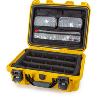 

Nanuk Medium Series 920 Lightweight NK-7 Resin Waterproof Hard Case with Lid Organizer and Padded Dividers, Yellow