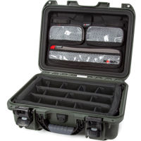 

Nanuk Medium Series 920 Lightweight NK-7 Resin Waterproof Hard Case with Lid Organizer and Padded Dividers, Olive
