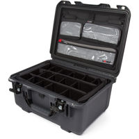 

Nanuk Large Series 933 Lightweight NK-7 Resin Waterproof Hard Case with Lid Organizer and Padded Dividers, Graphite