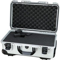

Nanuk Wheeled Series 935 Lightweight NK-7 Resin Waterproof Protective Case with Foam for DSLR Camera, 3 Lenses, Flash, Silver