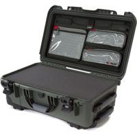 

Nanuk Wheeled Series 935 Lightweight NK-7 Resin Waterproof Hard Case with Foam Insert and Lid Organizer, Olive