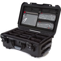 

Nanuk Wheeled Series 935 Lightweight NK-7 Resin Waterproof Hard Case with Lid Organizer and Padded Dividers, Black