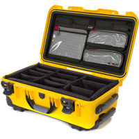 

Nanuk Wheeled Series 935 Lightweight NK-7 Resin Waterproof Hard Case with Lid Organizer and Padded Dividers, Yellow