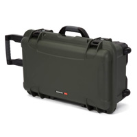 

Nanuk Media Series 935 Wheeled Lightweight NK-7 Resin Waterproof Hard Case with Lid Organizer and Foam Insert for Canon and Nikon DSLR Cameras, Olive