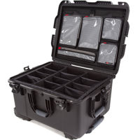

Nanuk Wheeled Series 960 Lightweight NK-7 Resin Waterproof Hard Case with Padded Dividers and Lid Organizer, Black