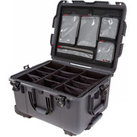 

Nanuk Wheeled Series 960 Lightweight NK-7 Resin Waterproof Hard Case with Padded Dividers and Lid Organizer, Graphite