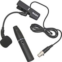 

Nady CM-60 Mini XLR Clip-on Miniature Condenser Microphone with Power Adapter