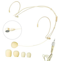 

Nady HM-20U Headmic Headworn Uni-Directional Cardoid Condenser Microphone with 3.5mm Connector, Beige