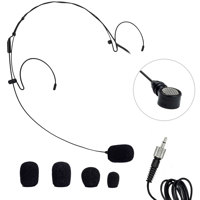 

Nady HM-20U Headmic Headworn Uni-Directional Cardoid Condenser Microphone with 3.5mm Connector, Black