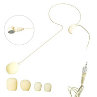 

Nady HM-45U Headmic Headworn Uni-Directional Condenser Microphone with 3.5mm Connector, Biege